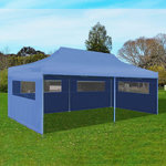 VIDAXL Tente de reception pliable bleue 3 x 6 m