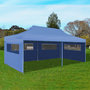 Voir la diapositive 1 : VIDAXL Tente de reception pliable bleue 3 x 6 m