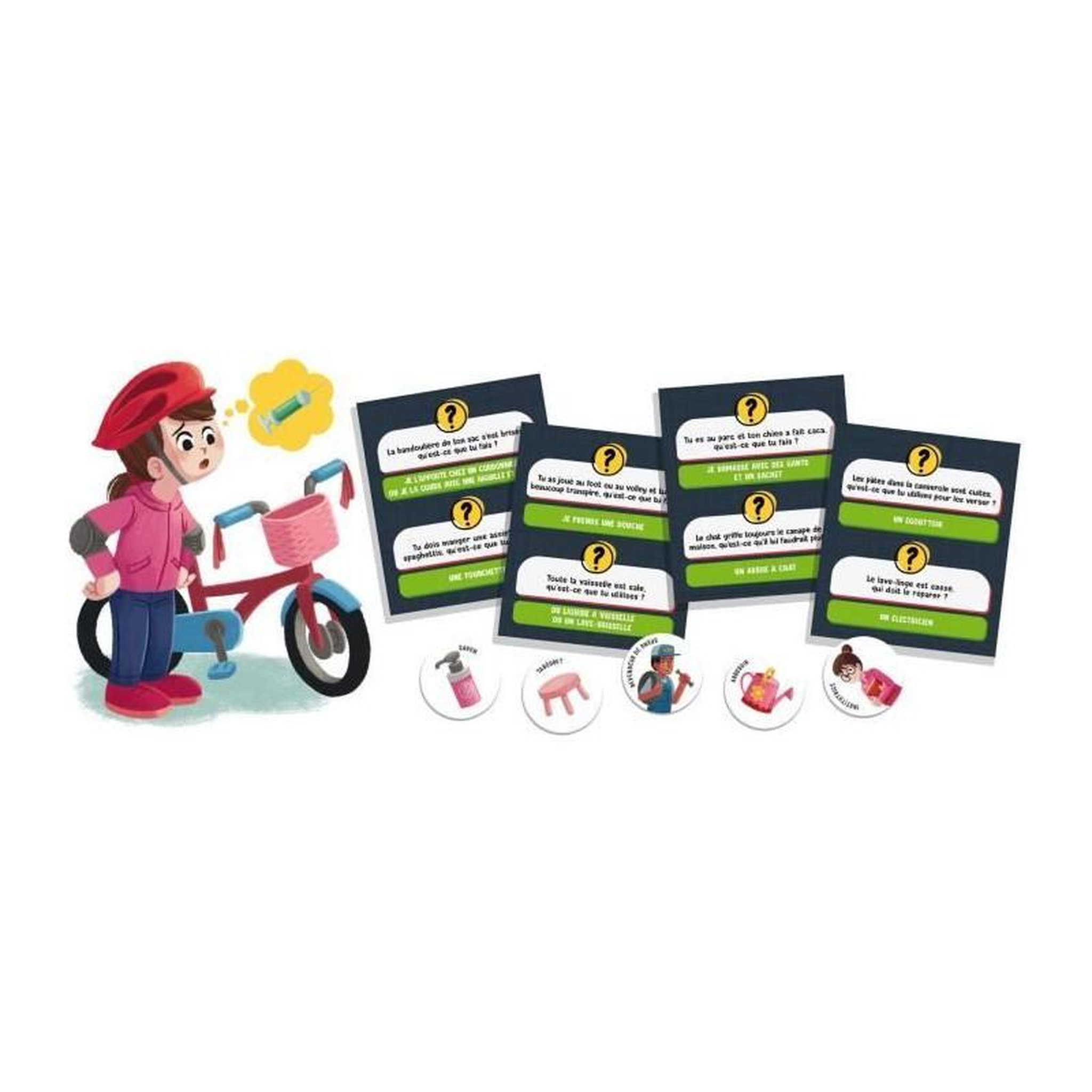 Voir la diapositive 3 : LISCIANI GIOCHI Résolution des problemes - Jeu de Plateau - LIFE SKILLS - Plateau illustré