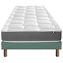 Voir la diapositive 1 : IDLITERIE Ensemble matelas mousse haute résilience CIRRUS avec sommier - confort français