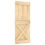 Voir la diapositive 2 : VIDAXL Porte NARVIK 85x210 cm bois massif de pin