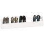 Voir la diapositive 4 : VIDAXL Etageres a chaussures murales 2 pcs Blanc 110x9x23cm Pin massif