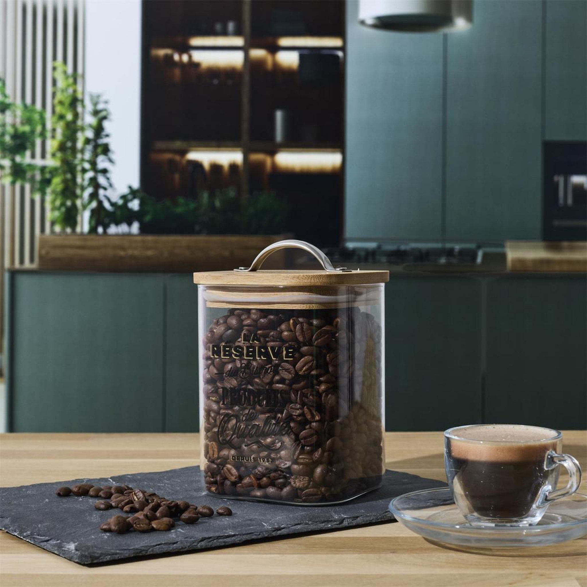 Voir la diapositive 4 : COOK CONCEPT Bocal de conservation en verre  bistrot  70cl transparent