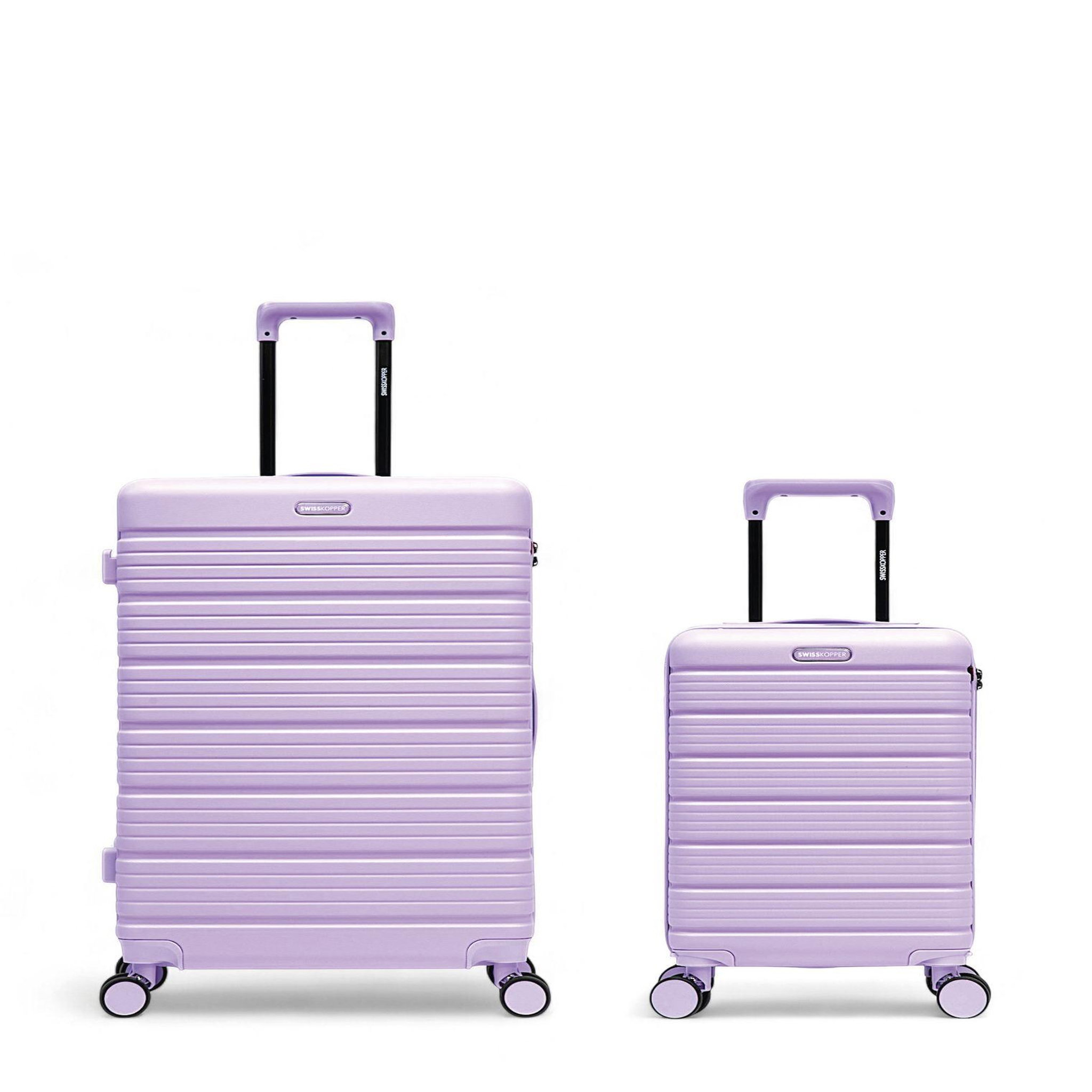 SWISS KOPPER Lot de 2 Valises Rigides Grand Format et Cabine XS LUGANO
