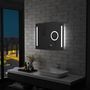 Voir la diapositive 1 : VIDAXL Miroir mural a LED de salle de bain et capteur tactile 80x60 cm