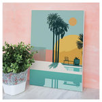 Graine créative Peinture au Numero 20x30cm Palmiers