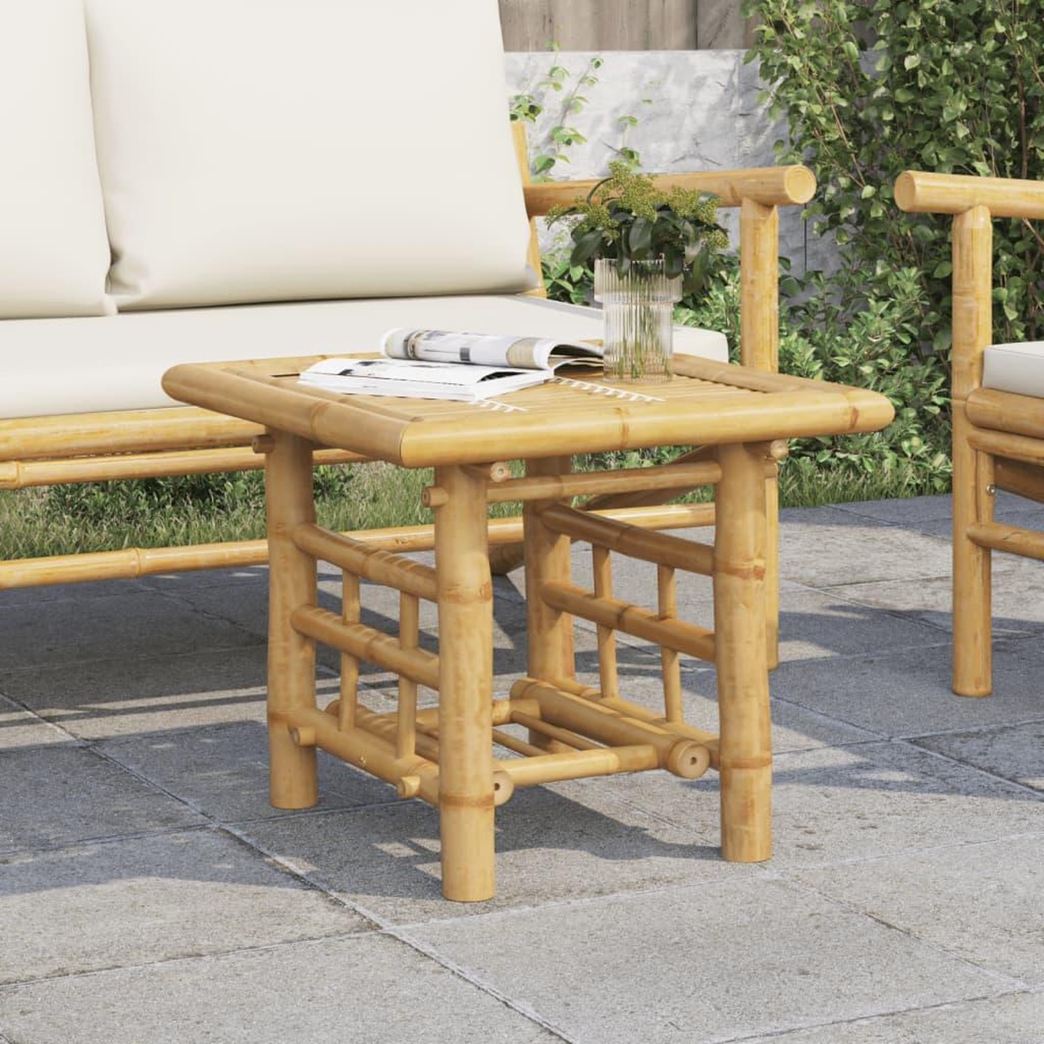 VIDAXL Table d'appoint 45x45x45 cm bambou