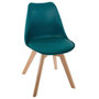 Voir la diapositive 2 :  Lot de 4 Chaises Design  Baya  81cm Bleu