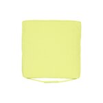 HESPERIDE Galette de chaise d'extérieur à scratch Korai. Coloris disponibles : Marron, Jaune, Noir