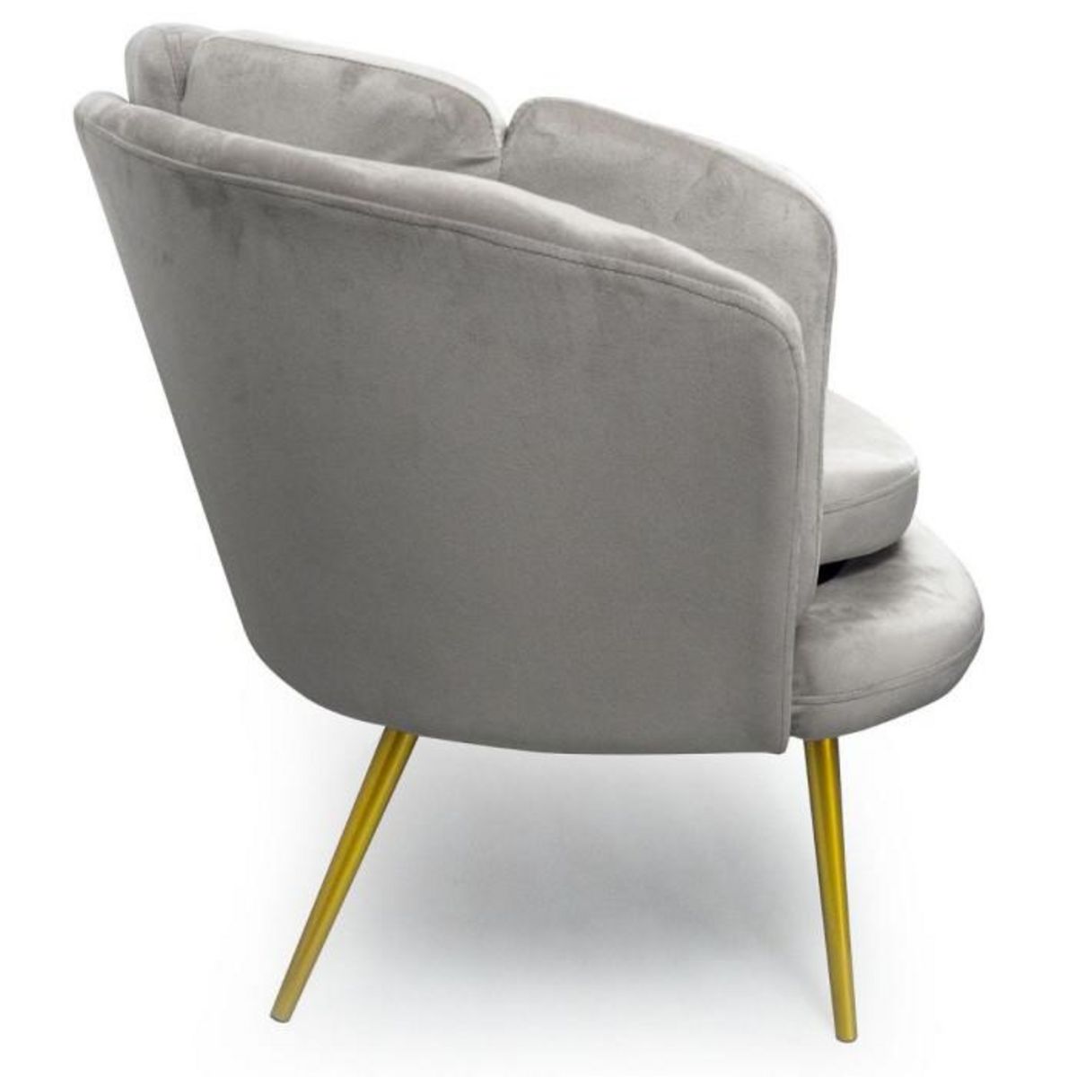 Paris Prix Canapé 3 Places en Velours  Dabren  185cm Argent