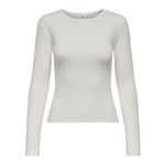 JACQUELINE DE YONG T Shirt Manches  ongues  Femme JDY Vaya. Coloris disponibles : Blanc