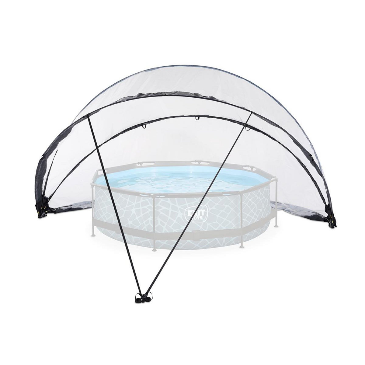 EXIT TOYS Dôme de piscine Ø 4,60 m avec fixation au sol - Exit Toys