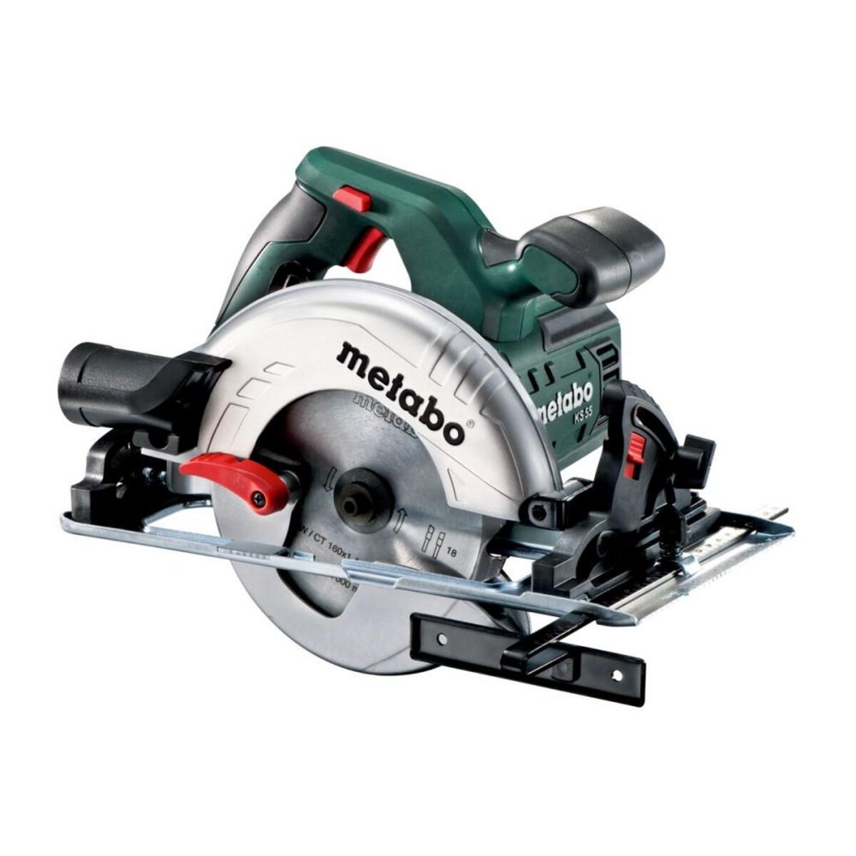 METABO SAS Scie circulaire portative KS 55 - 1200 W - Profondeur de coupe 55 mm