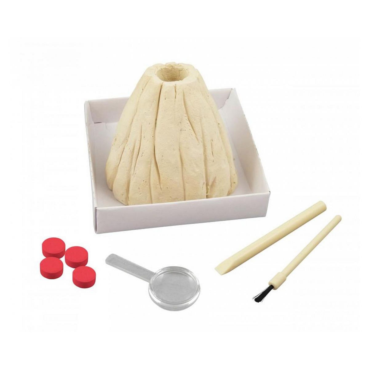 BUKI Kit d'expérience volcanique Mini 2225 - Éruption et Découverte