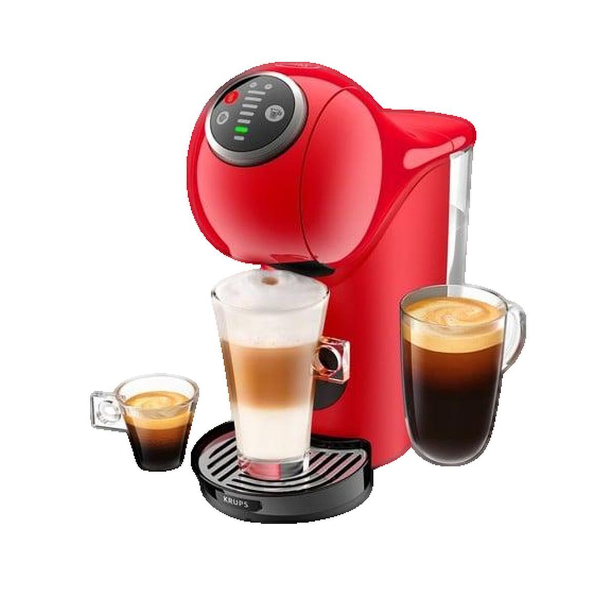 KRUPS Cafetière à capsules Krups Dolce Gusto Genio S Plus 1500W rouge