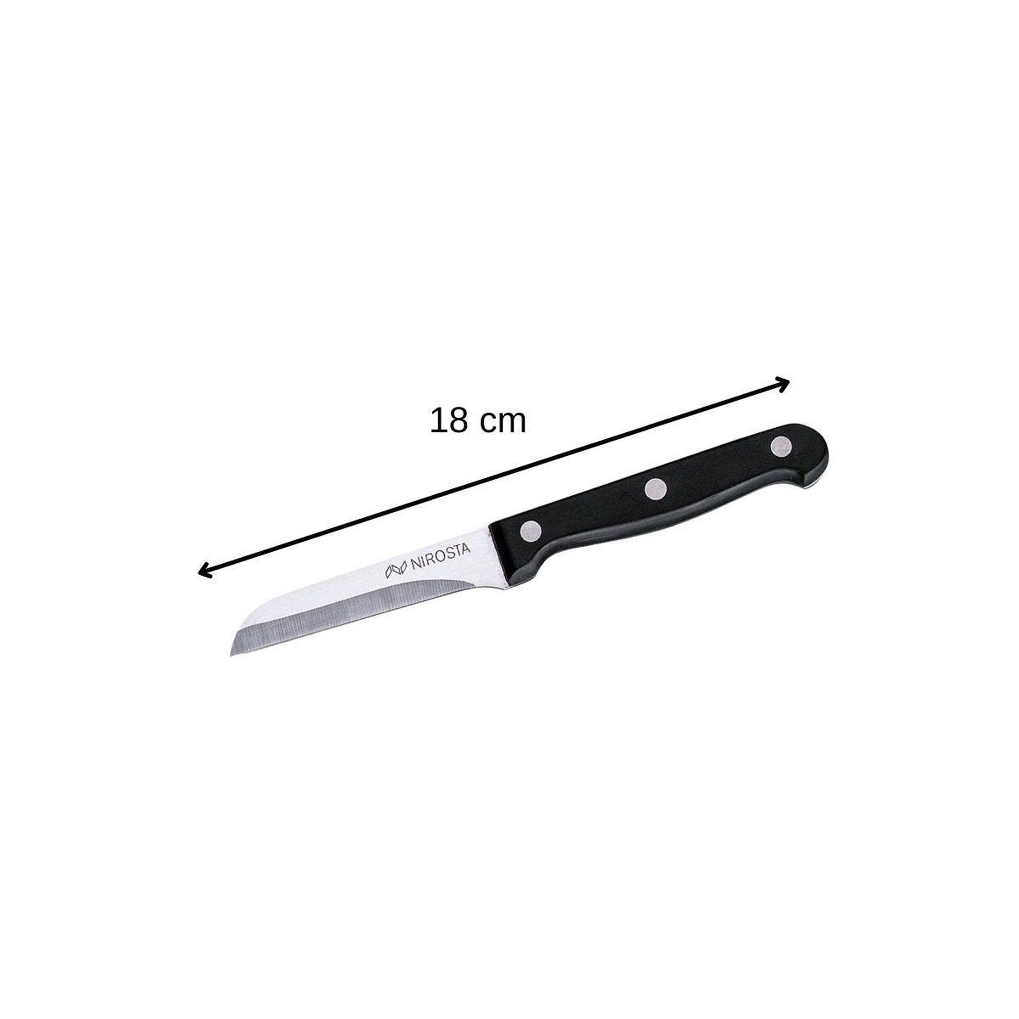 Voir la diapositive 3 : NIROSTA Lot de 2 couteaux à légumes 18 cm nirosta