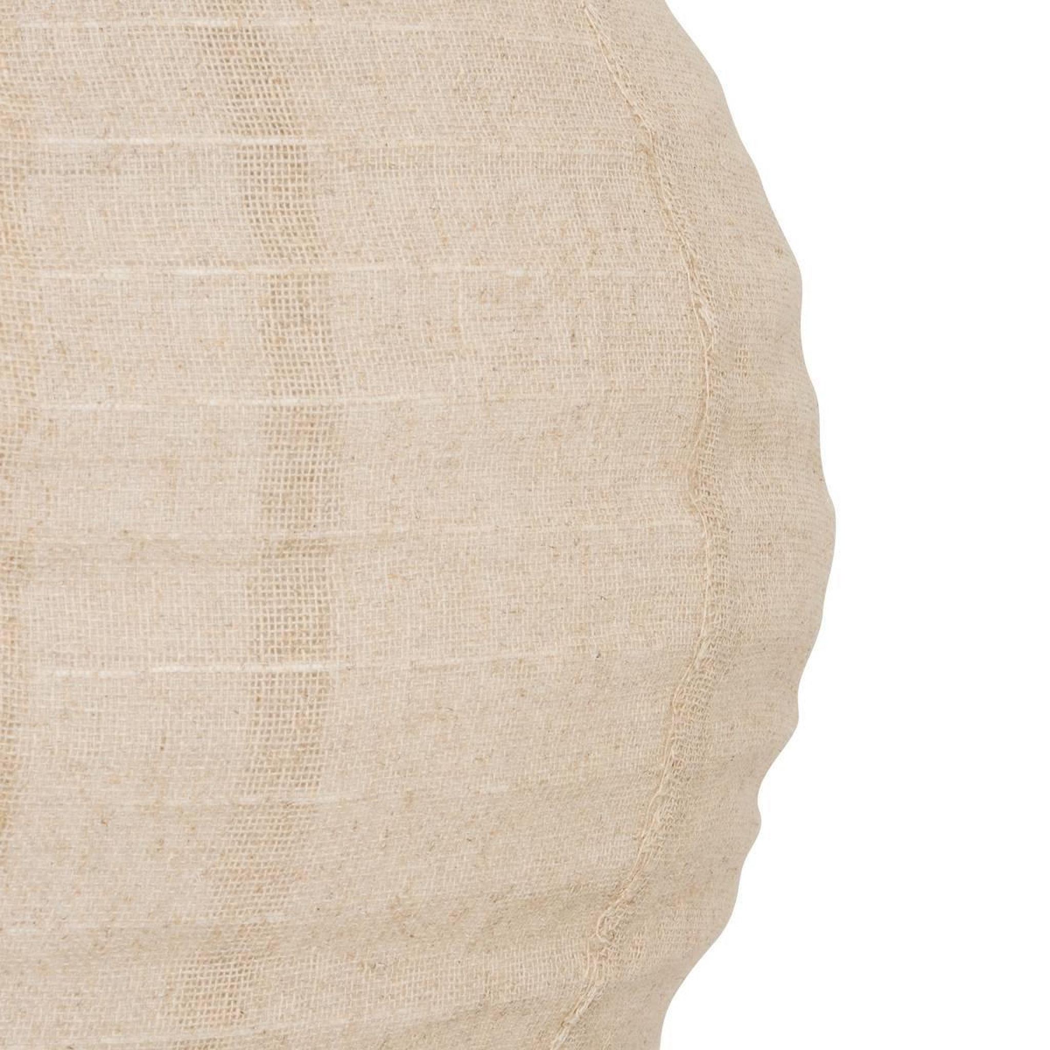 Voir la diapositive 4 : ATMOSPHERA Lanterne Japonaise Boule  Jordy  57cm Beige Lin