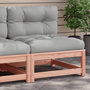 Voir la diapositive 1 : VIDAXL Canape de jardin sans accoudoirs coussins bois massif douglas