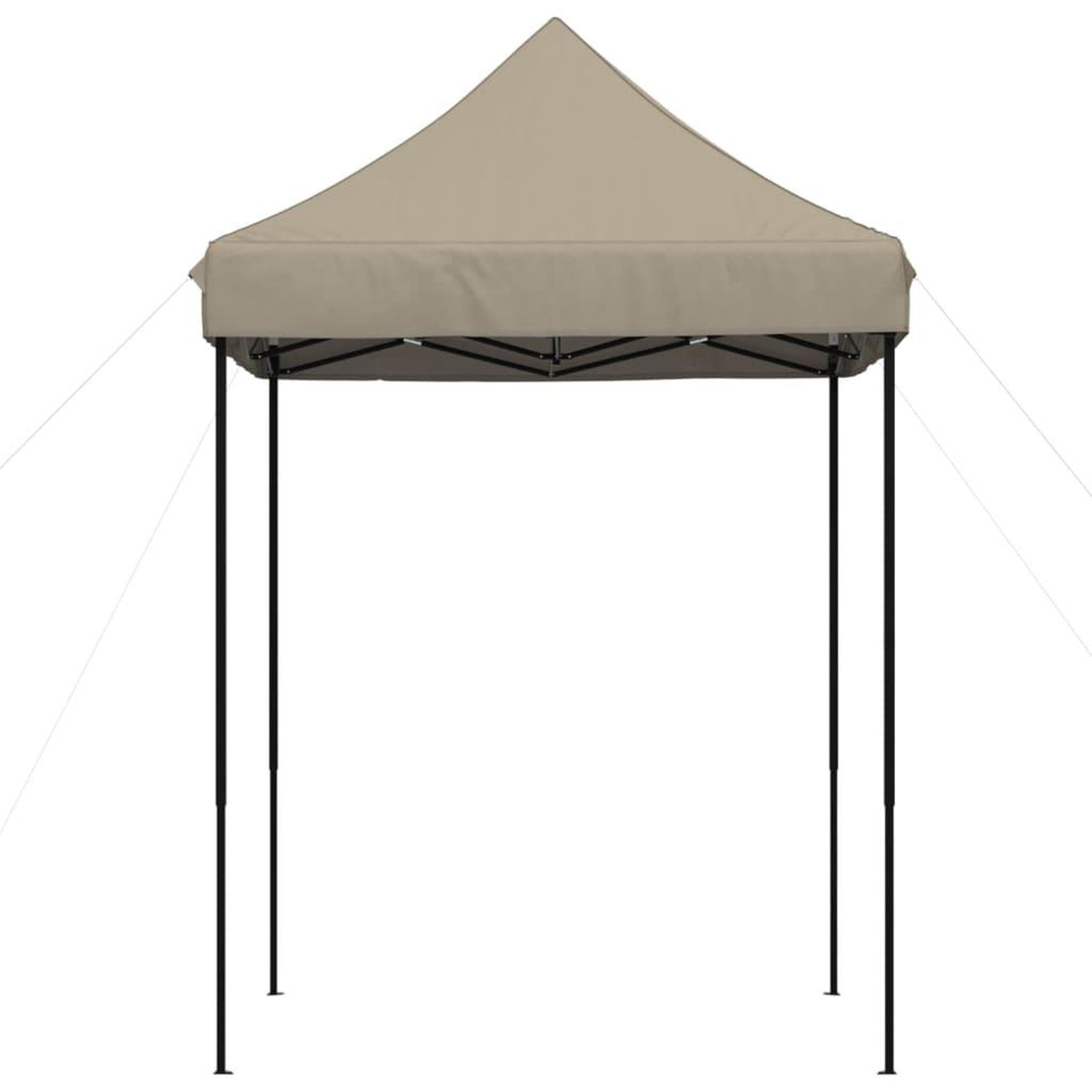 Voir la diapositive 4 : VIDAXL Tente de reception pliable escamotable taupe 200x200x306 cm
