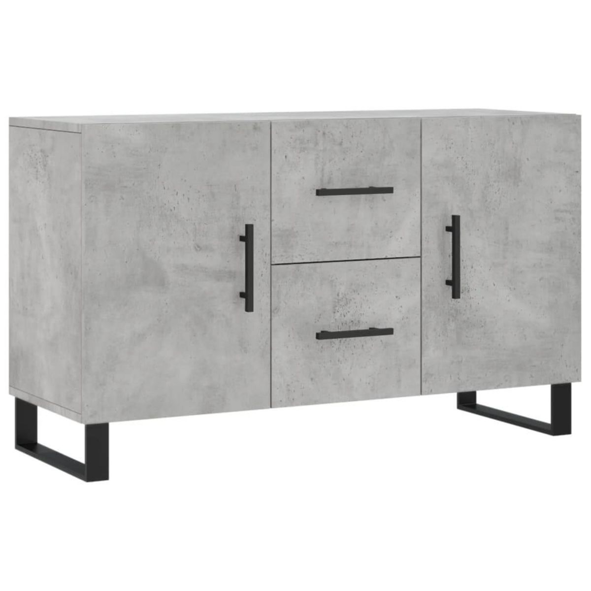 VIDAXL Buffet gris beton 100x36x60 cm bois d'ingenierie