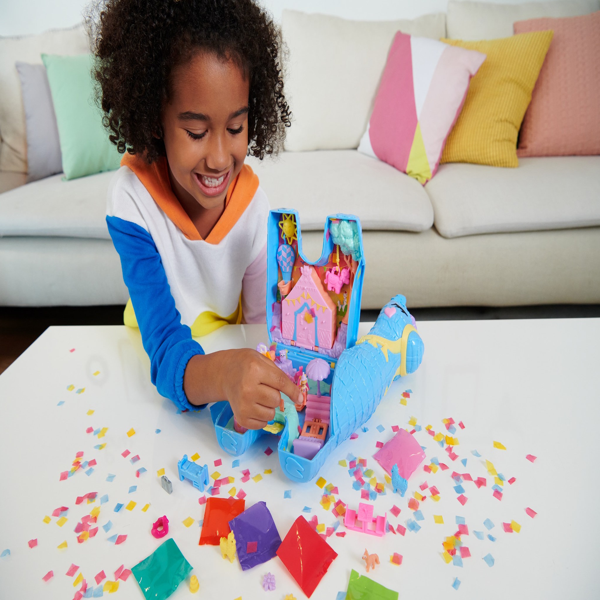 Voir la diapositive 4 : POLLY POCKET Mini poupée Polly Pocket - Lama Surprises