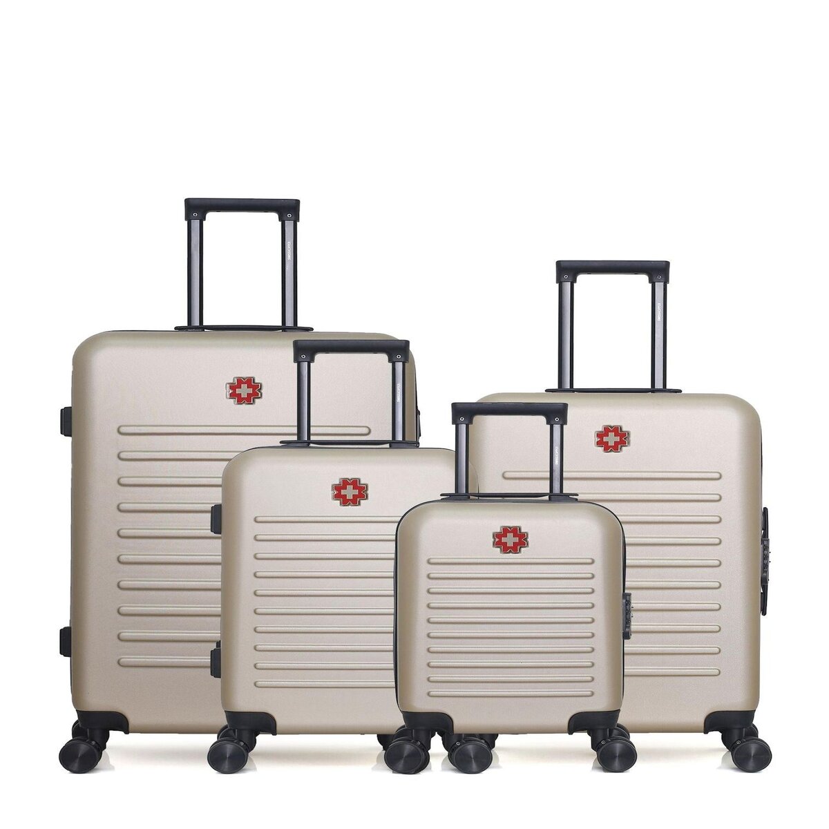 SWISS KOPPER SWISS KOPPER - LOT DE 4 - Valise Grand Format, Valise Week-end, Valise Cabine et Valise Cabine XXS WIL