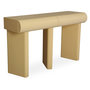 Voir la diapositive 1 : Paris Prix Console Design 2 Tiroirs  Sherazade  121cm Beige