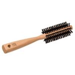 Body beauty Brosse à Cheveux Ronde  Poils de Sanglier  24cm Naturel