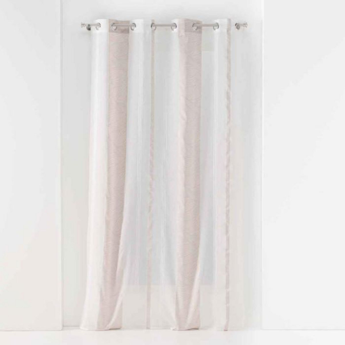 Paris Prix Rideau Voilage à Œillets  Estella  140x240cm Naturel