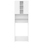 Voir la diapositive 3 : VIDAXL Meuble pour machine a laver Blanc 64x25,5x190 cm