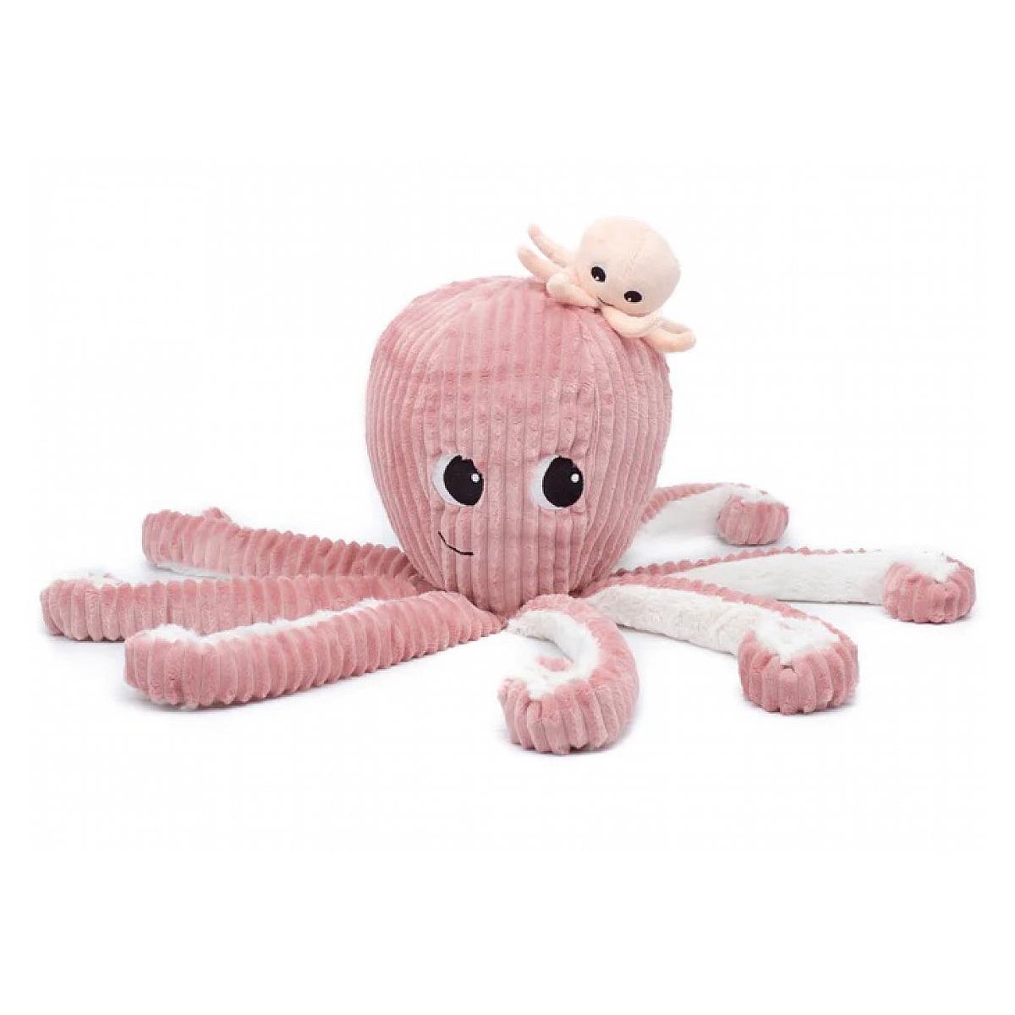 Globe Trotoys ptipotos pieuvre maman et bebe rose