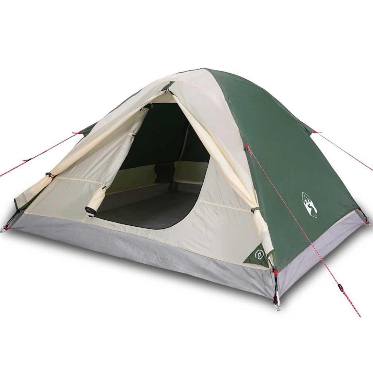 VIDAXL Tente de camping a dome 3 personne vert impermeable