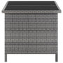 Voir la diapositive 4 : VIDAXL Ensemble a manger d'exterieur 5pcs coussins Resine tressee Gris