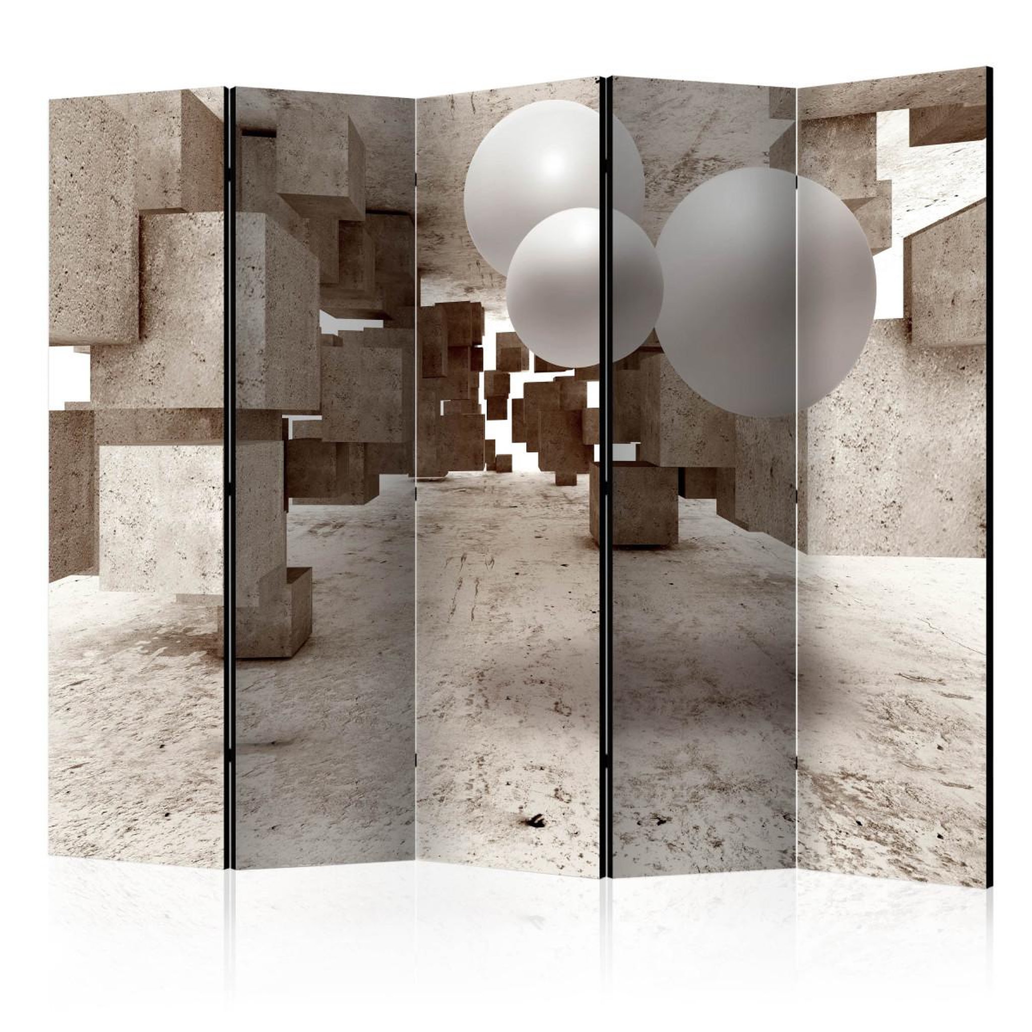 Paris Prix Paravent 5 volets  concrete maze  172x225cm