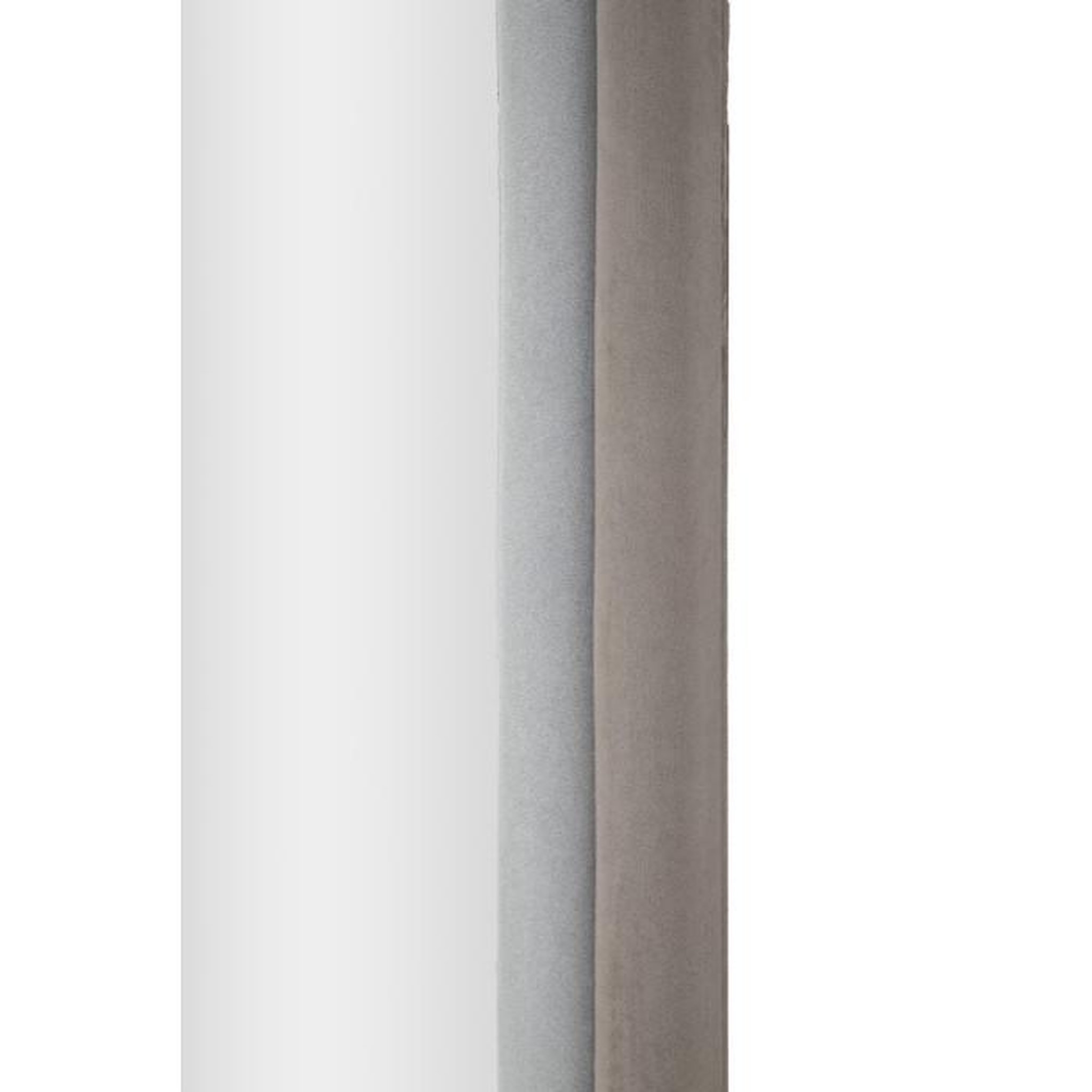 Voir la diapositive 3 : Paris Prix Miroir Mural en Velours  Chloé  160cm Gris & Taupe