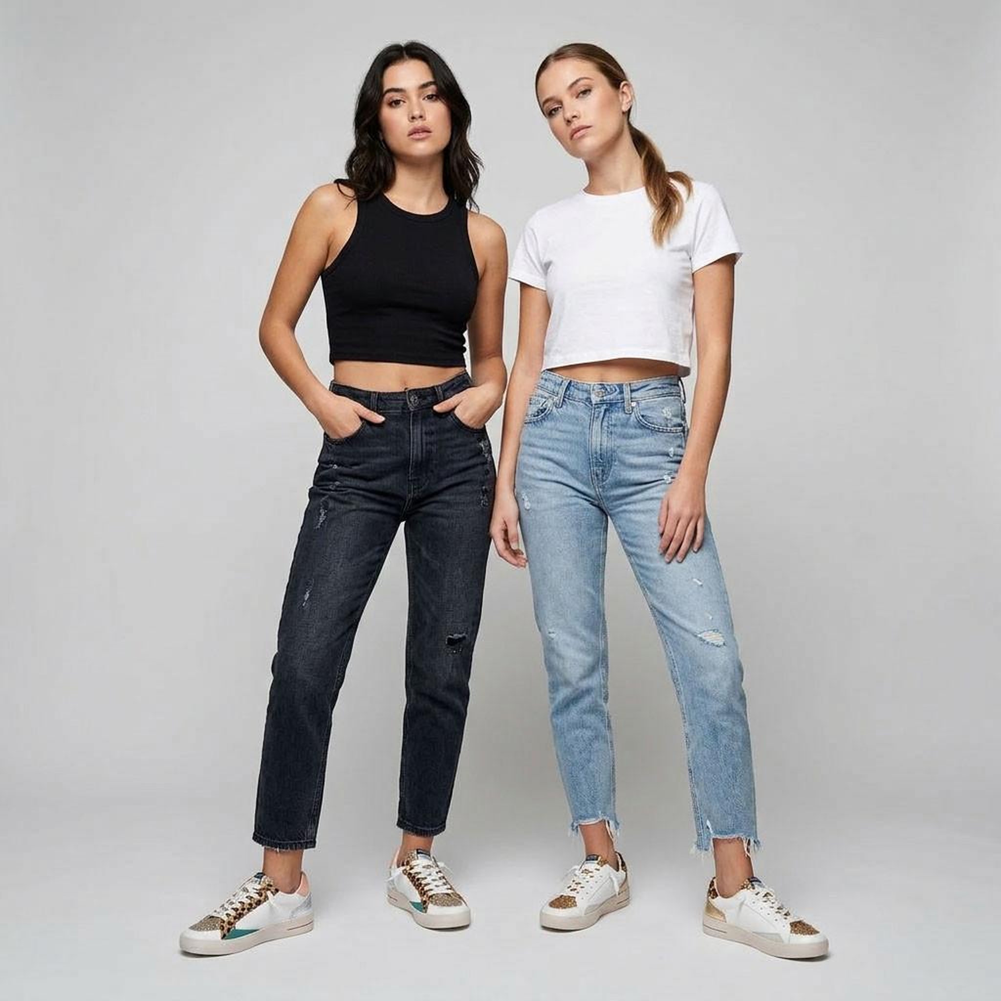 Voir la diapositive 6 : OZABI OZABI Sneakers Léopard Glitter Femme Plateforme MMXXIV