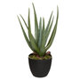 Voir la diapositive 1 : ATMOSPHERA Plante Artificielle en Pot  Aloe Vera  44cm Vert