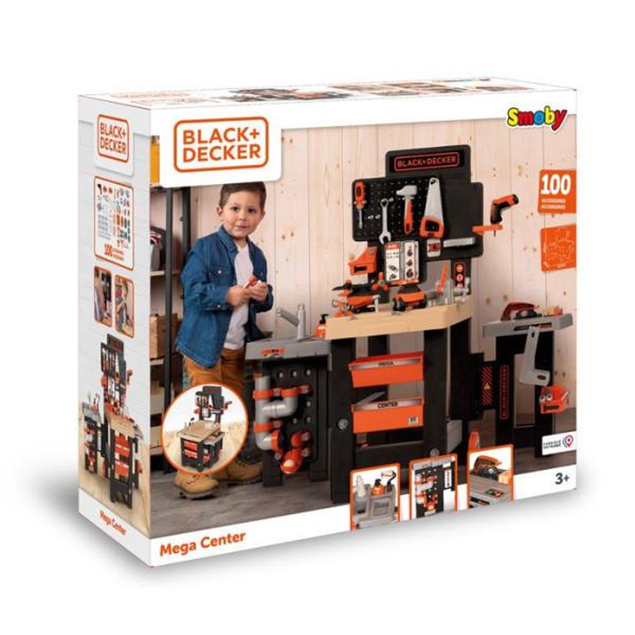 Voir la diapositive 6 : SMOBY Smoby - b+d mega center - des 3 ans - fabriqué en france