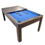 Voir la diapositive 6 : PLAY4FUN Billard Américain AMBIANCE 7Ft - 226,5 x 126,5 x 80 cm avec accessoires et plateau dînatoire - Couleur Chêne