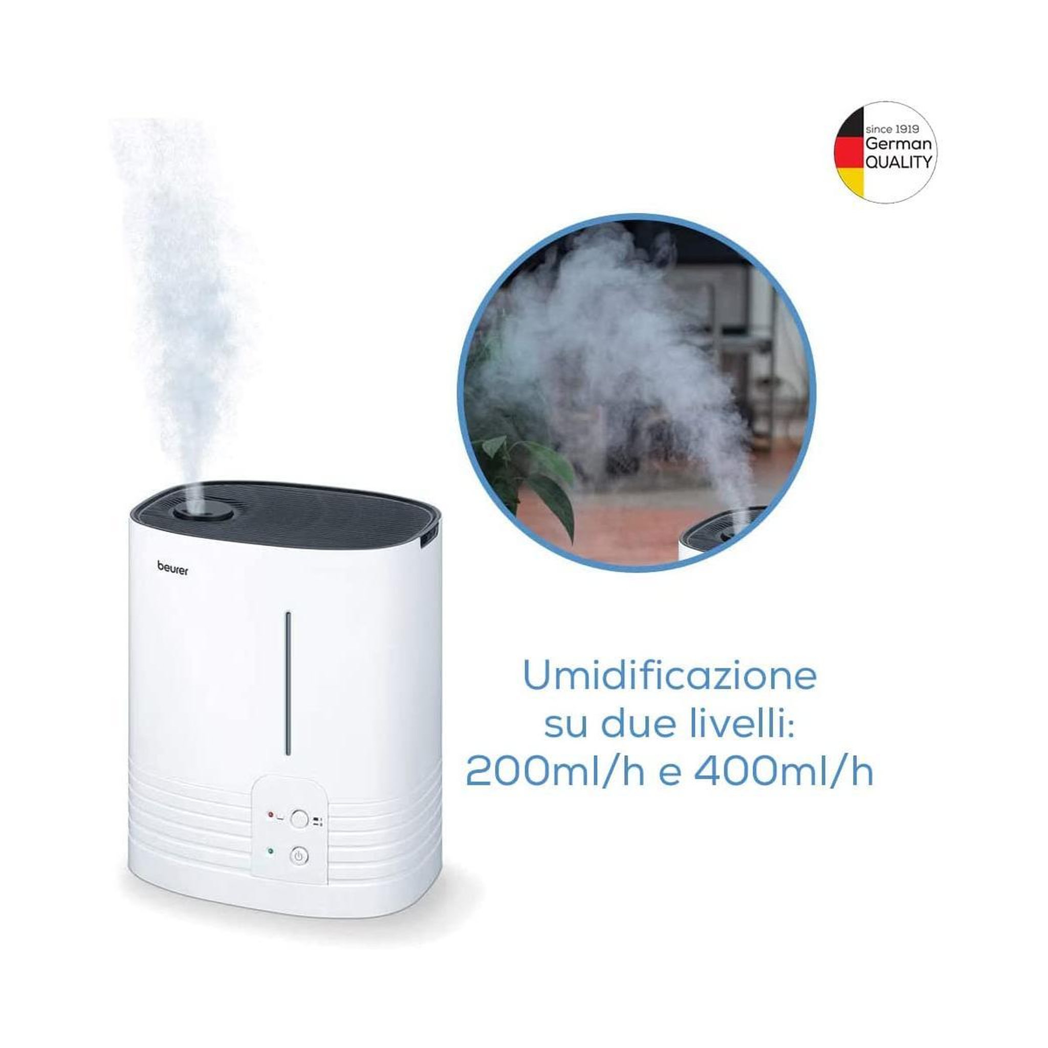 Voir la diapositive 3 : Beurer Humidificateur Beurer LB 55 blanc