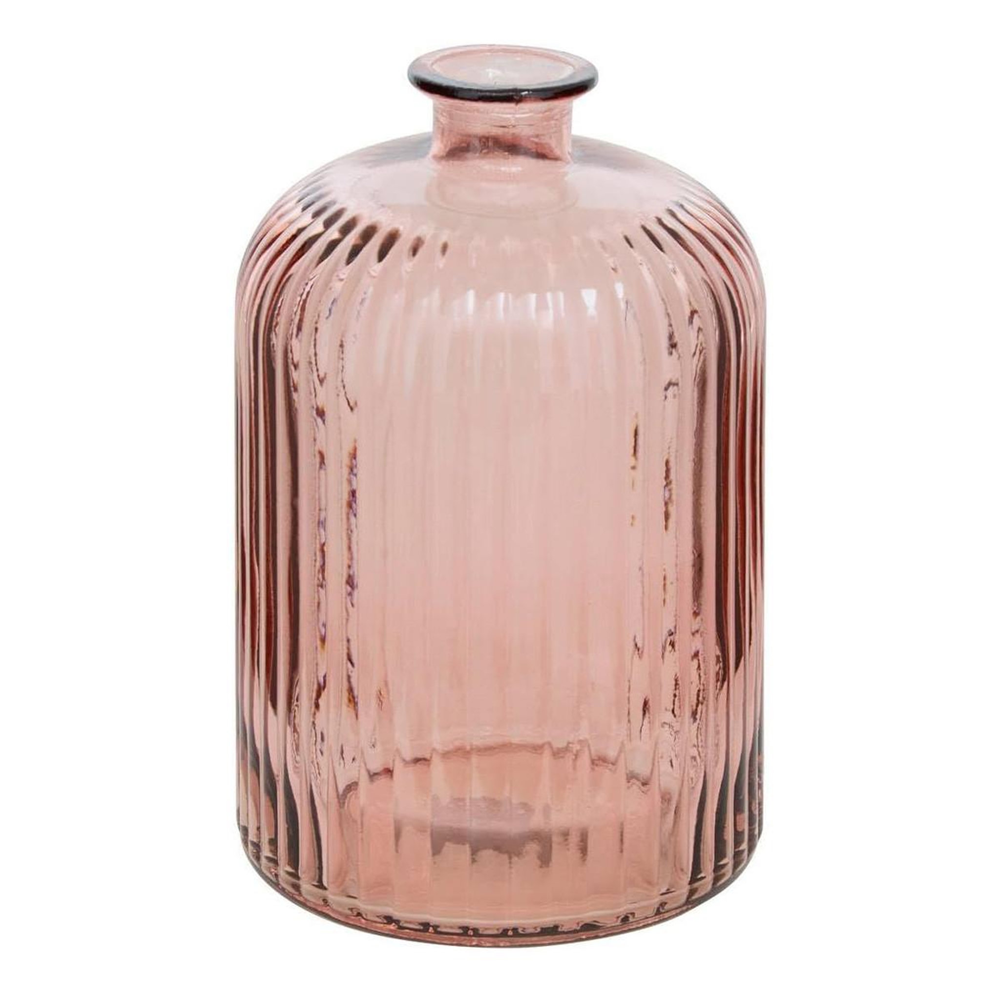 ATMOSPHERA Vase design en verre  luz  23cm rose