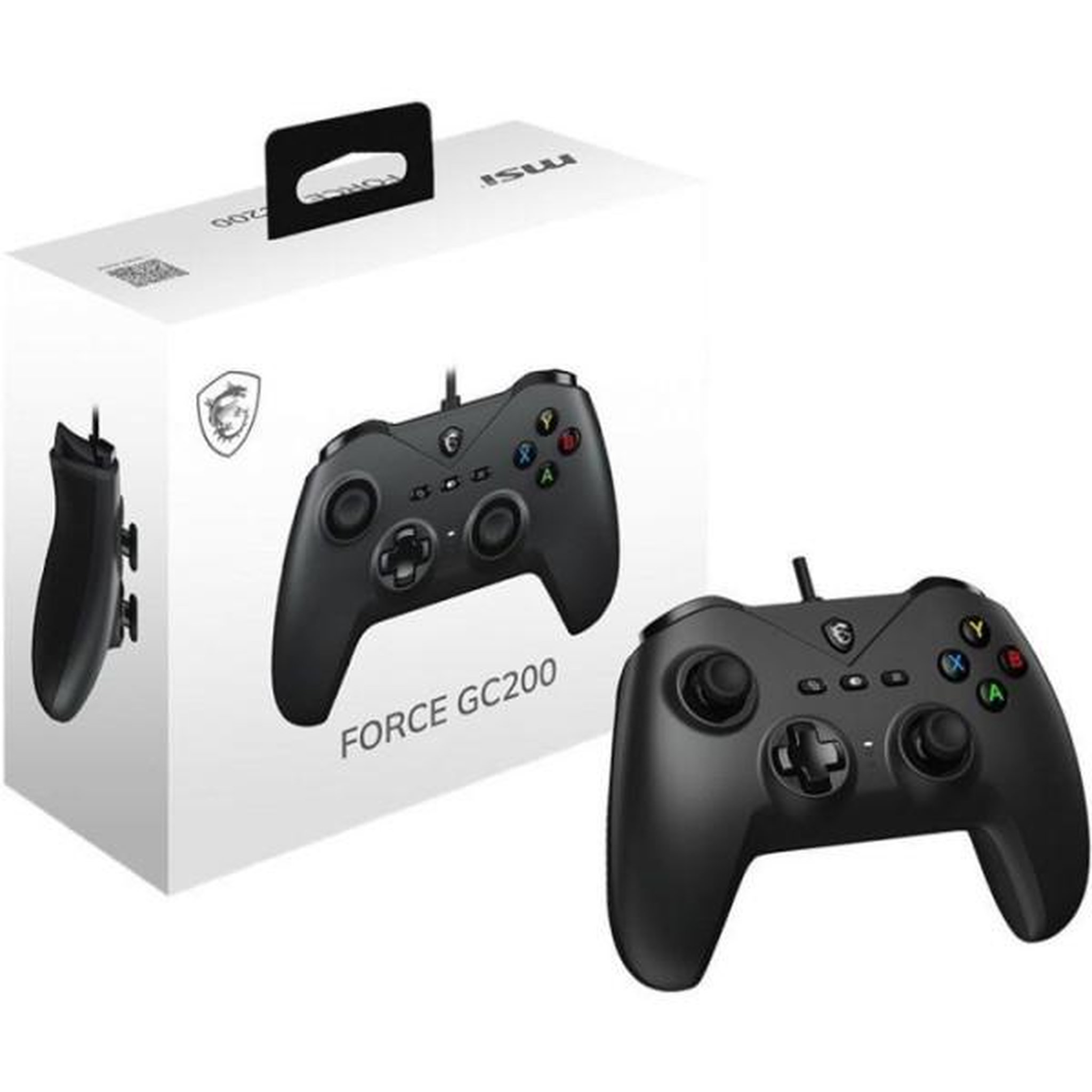 Voir la diapositive 5 : MSI Manette de jeu - PC - FORCE GC200 - Filaire - Noir - MSI