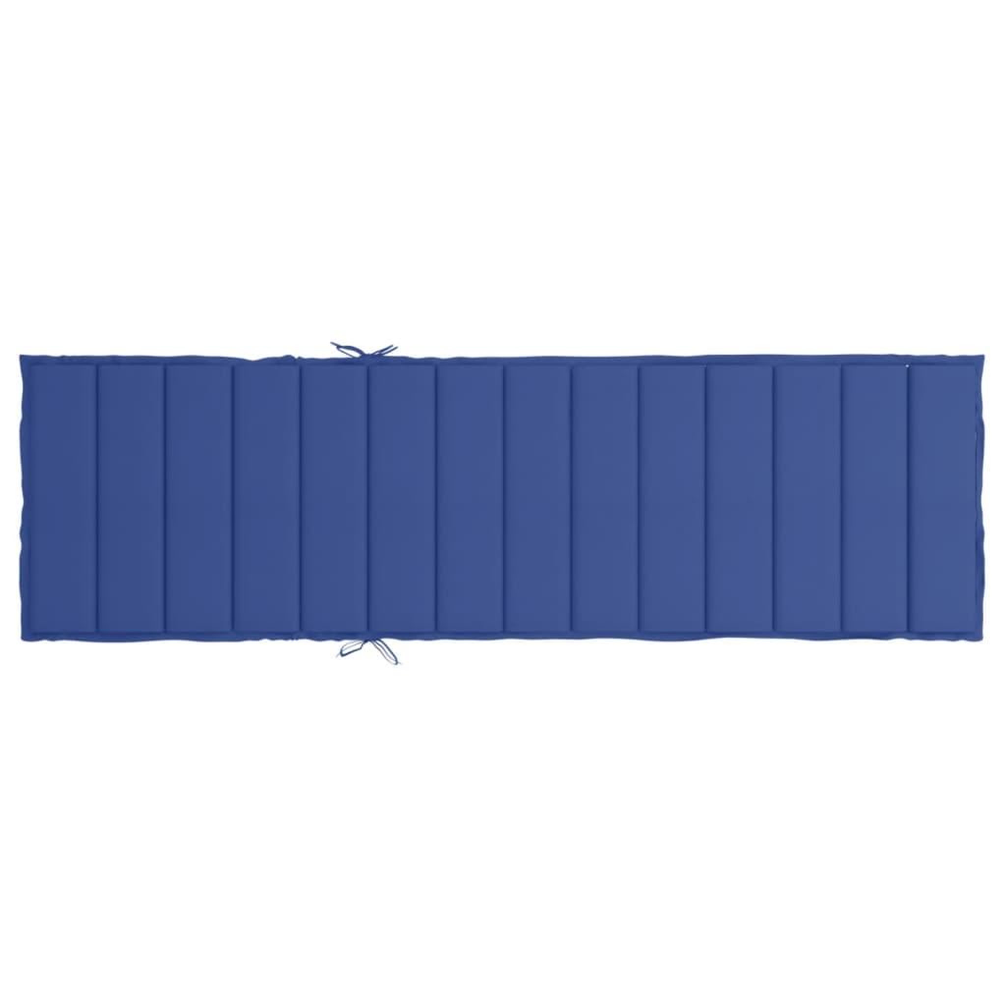 Voir la diapositive 5 : VIDAXL Coussin de chaise longue bleu royal 200x70x3 cm tissu oxford