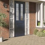 VIDAXL Films pour fenetre 2 pcs depoli motif de fleurs PVC