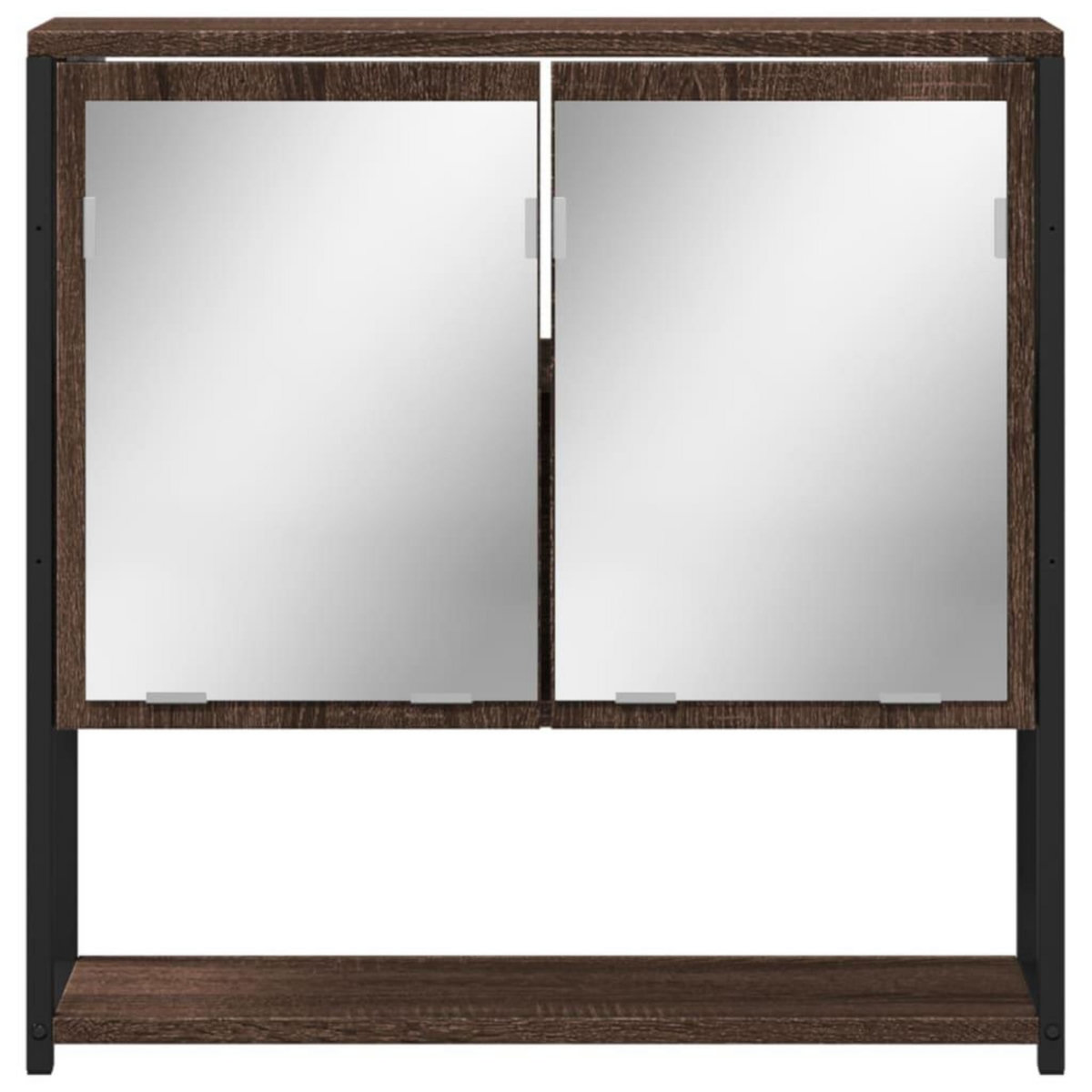 VIDAXL Armoire a miroir de salle de bain chene marron bois ingenierie