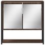 Voir la diapositive 5 : VIDAXL Armoire a miroir de salle de bain chene marron bois ingenierie
