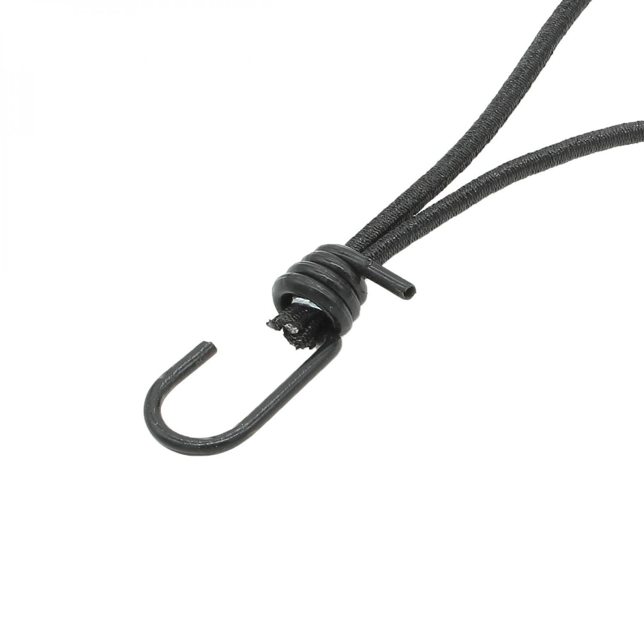 Voir la diapositive 3 : LINXOR Lot de 50 tendeurs sandows élastiques avec 1 crochet et boucle - 26 cm - Noir