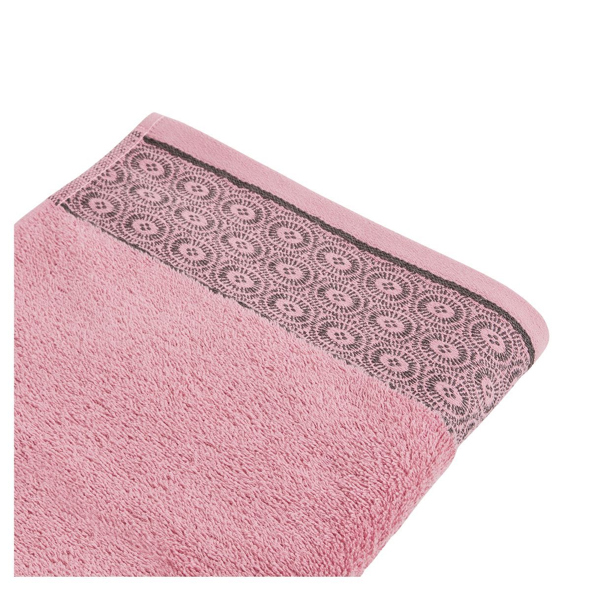 ACTUEL Drap de bain fantaisie en coton 450 g/m² PASTEL