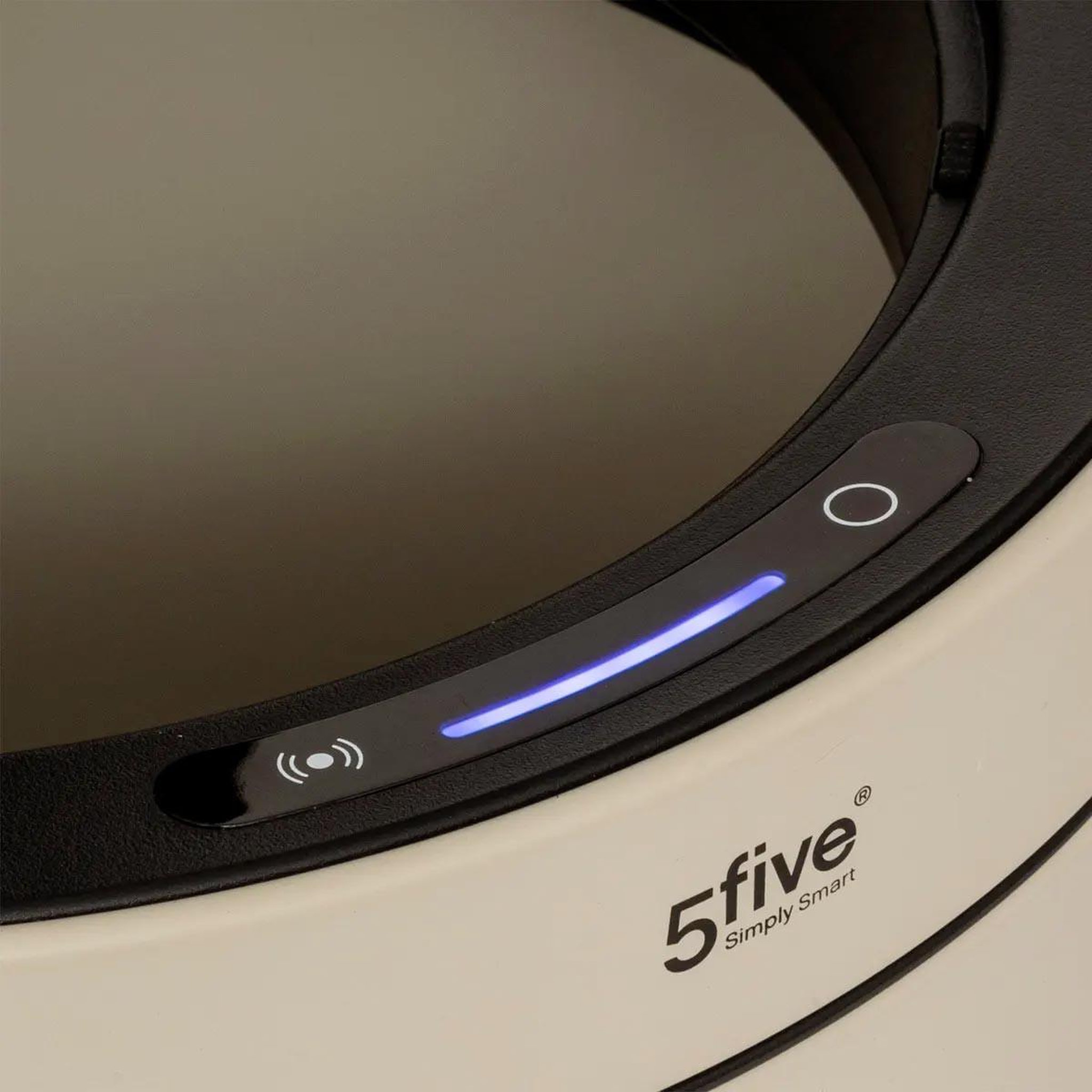 Voir la diapositive 5 : FIVE Poubelle de cuisine automatique en métal  delta  40l argile