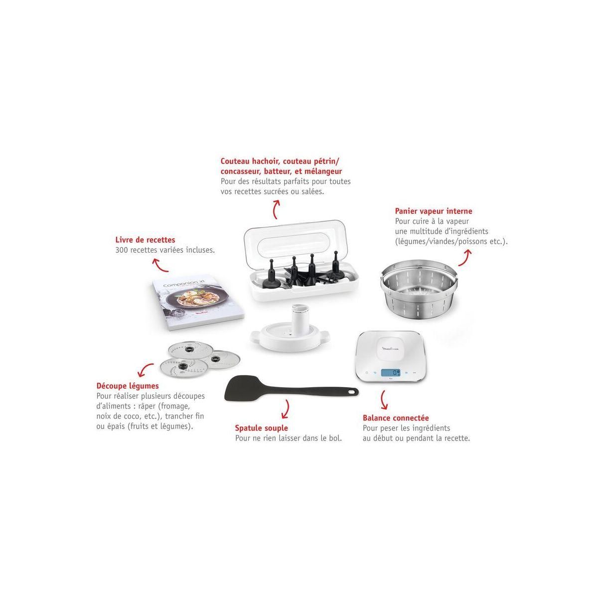 MOULINEX Robot cuiseur I Companion Touch XL HF938E00